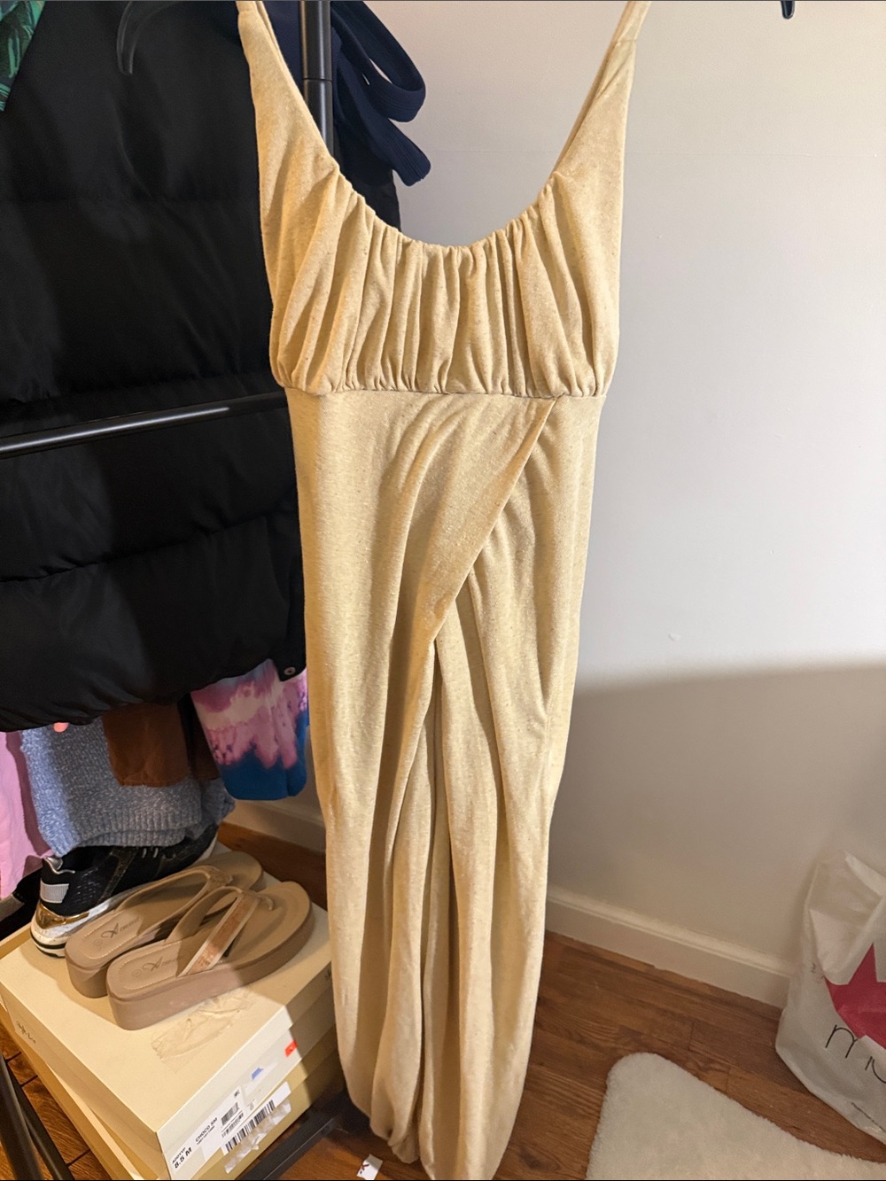 Free people beach - Cream Sleeveless Maxi Dress